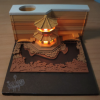 3D Sticky Memo Pad with Light Garden