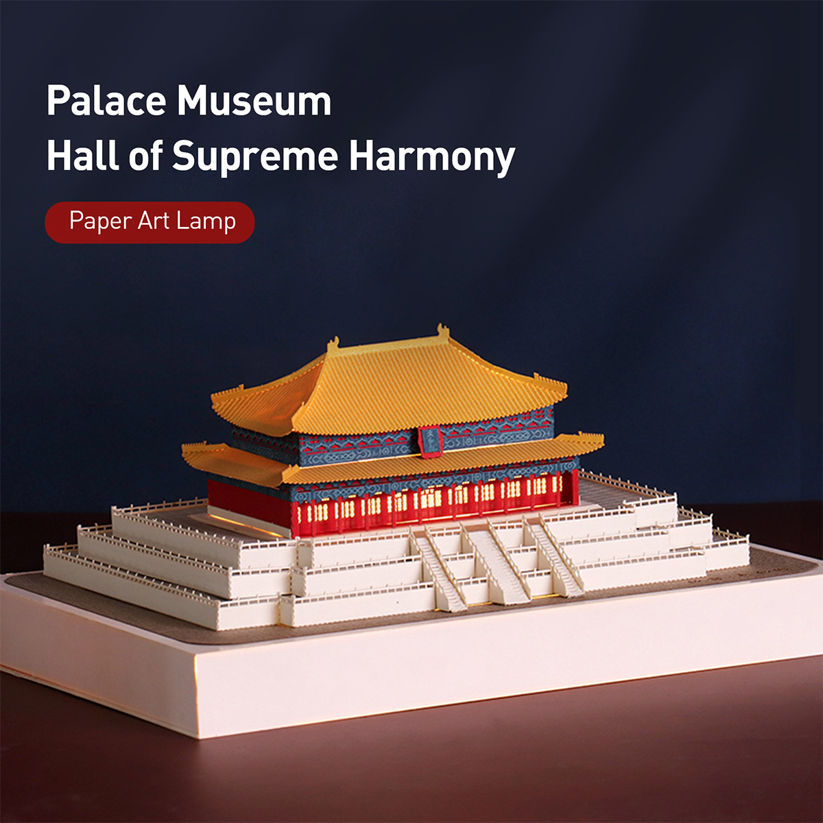 3D Sticky Memo Pad with Light Palace Museum Taihe Hall