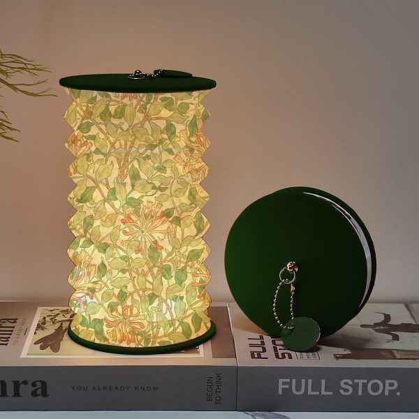 LED Lantern Lamp Paper Chain Lamp Morris Motifs